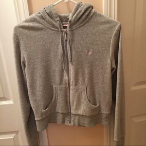 Duck Head Cropped Velour Jacket